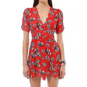 NWOT REALISATION PAR Ozzie Dress in Red Pansy